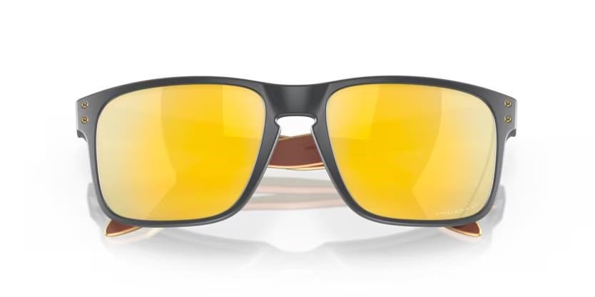 Oakley Holbrook Steel Colection Matte Carbon Prizm 24K Polarized occhiali da sole