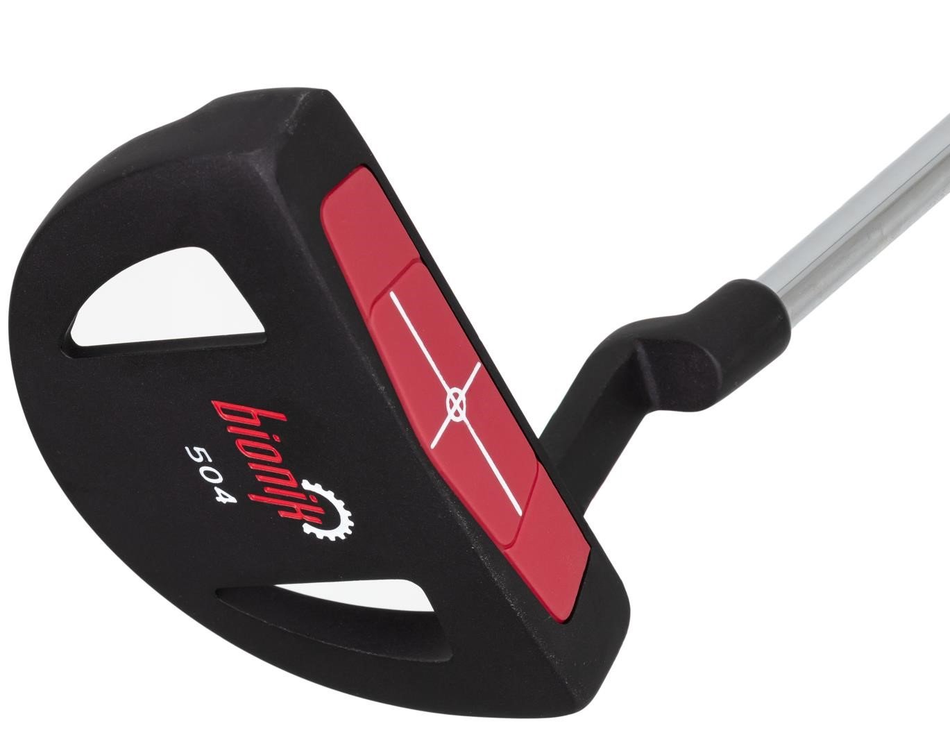 Divnick Adjustable Telescopic Red Mallet putter, destrorso, senza copritesta