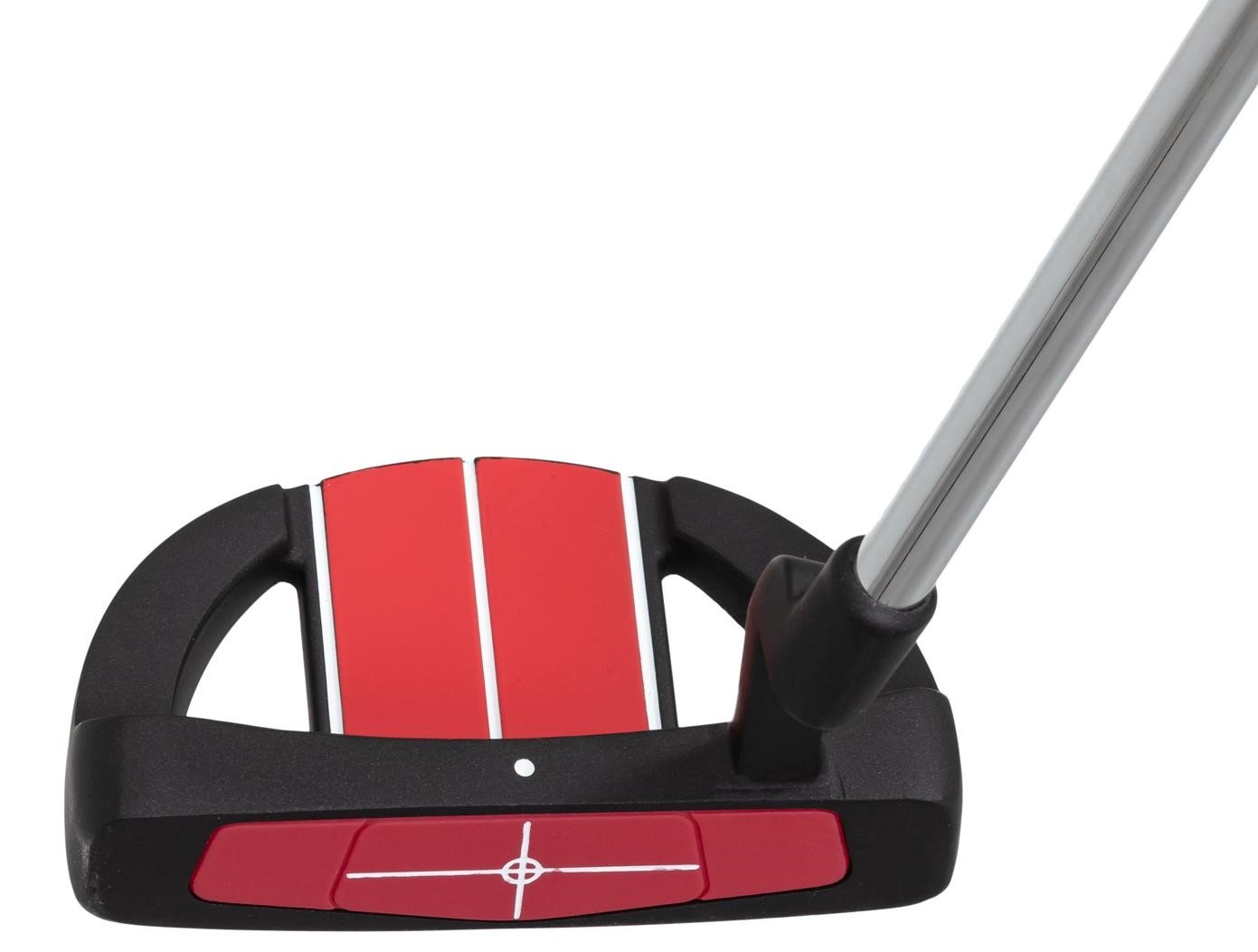 Divnick Adjustable Telescopic Red Mallet putter, destrorso, senza copritesta