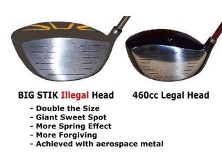 Divnick Golf Big Stik Adjustable driver telescopico, 10.5°, testa illegalmente grande