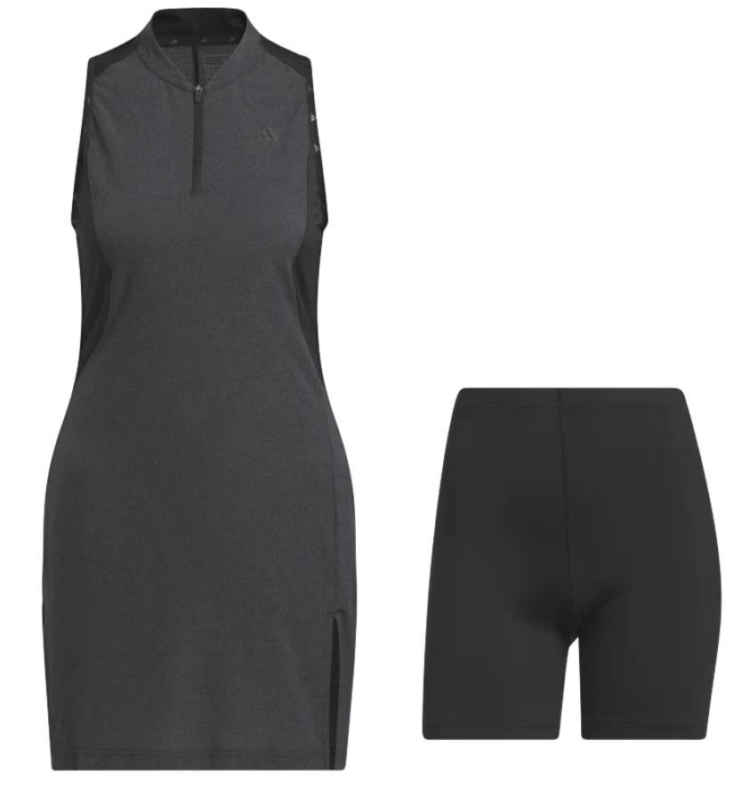 Adidas Ultimate365 Tour senza maniche vestito da golf da donna, nero