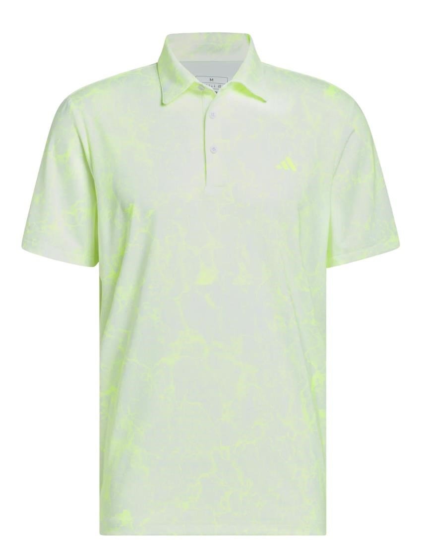 Adidas Ultimate365 Print polo da uomo, bianco