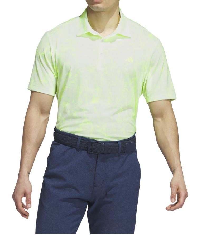 Adidas Ultimate365 Print polo da uomo, bianco