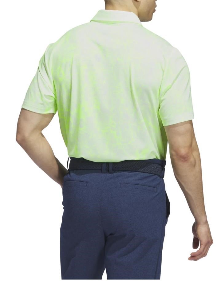 Adidas Ultimate365 Print polo da uomo, bianco