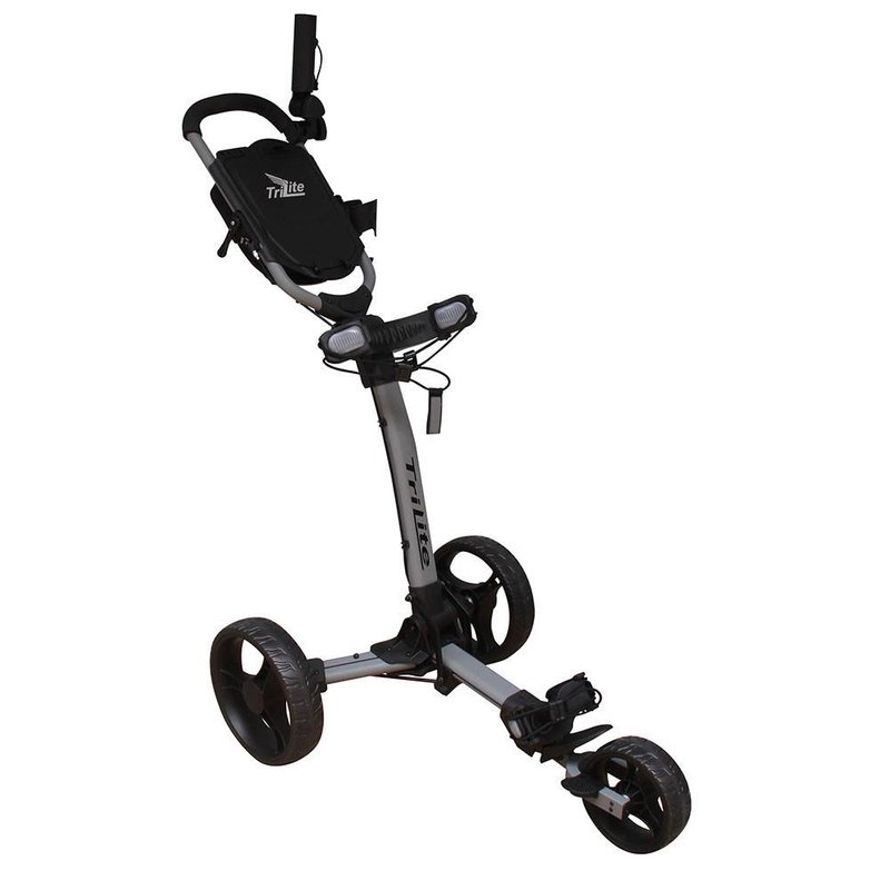 Axglo TriLite carrello da golf manuale, grigio/nero
