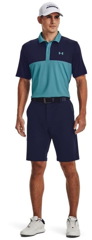 Under Armour Perf 3.0 Color Block polo da uomo, glacier blue