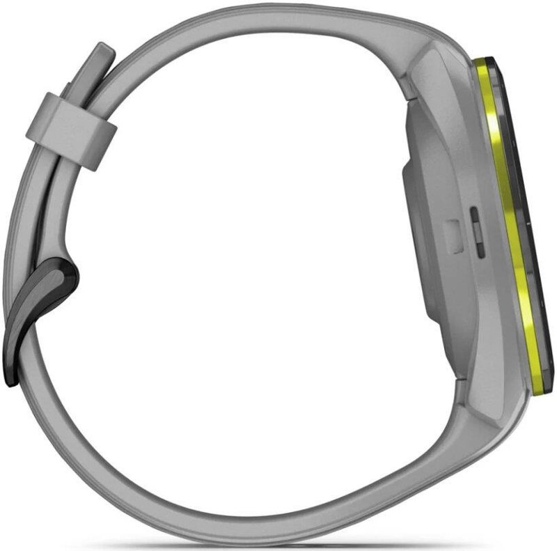 Garmin Approach S70 42 mm orologio GPS da golf, lunetta in ceramica nera/cinturino in silicone grigio polvere
