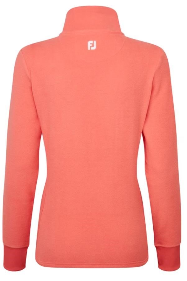 Footjoy Asymmetric Full-Zip Fleece felpa da donna, pesca
