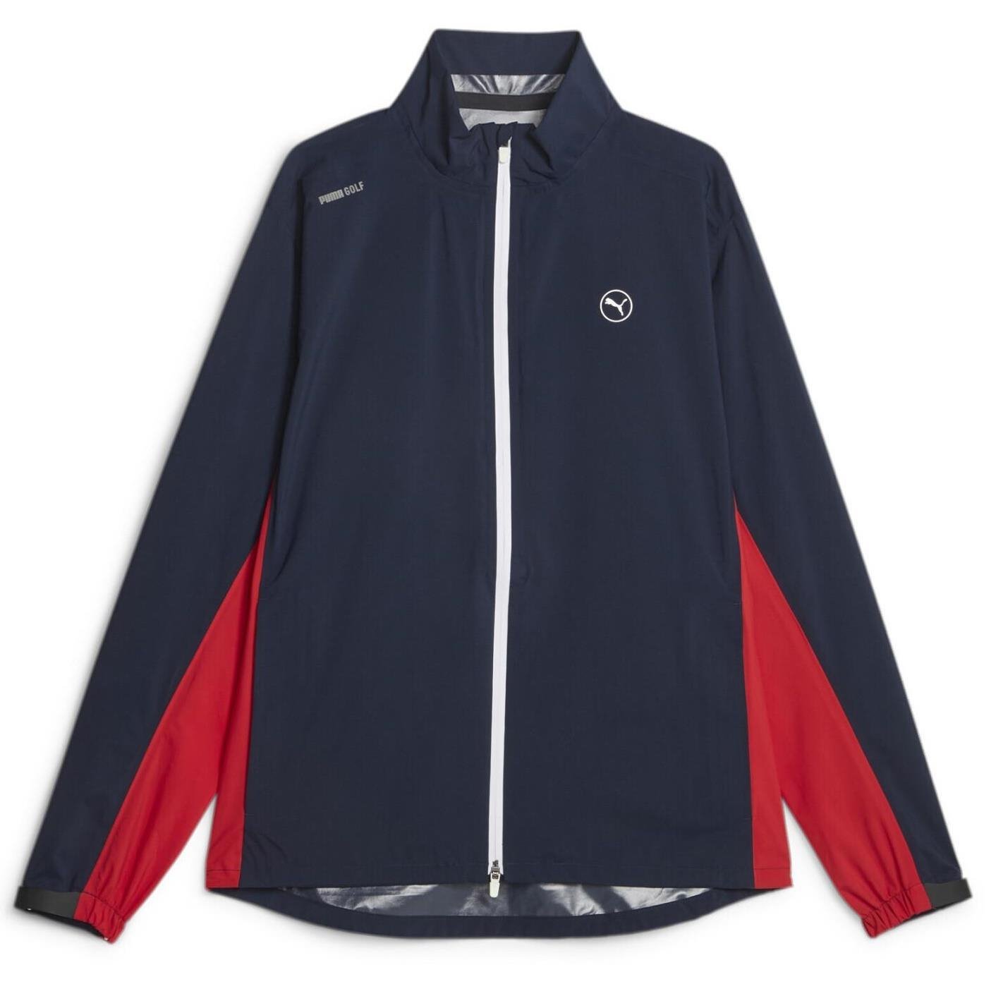 Puma DryLbl Rain giacca uomo, navy blazer/strong red