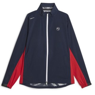 Puma DryLbl Rain giacca uomo, navy blazer/strong red