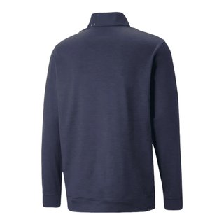 Puma Cloudspun Colorblock 1/4 Zip felpa da uomo, navy blazer