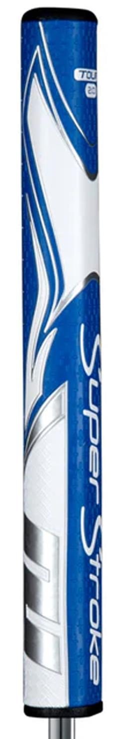 SuperStroke Zenergy Tour 2.0 grip per putter, blu/bianco