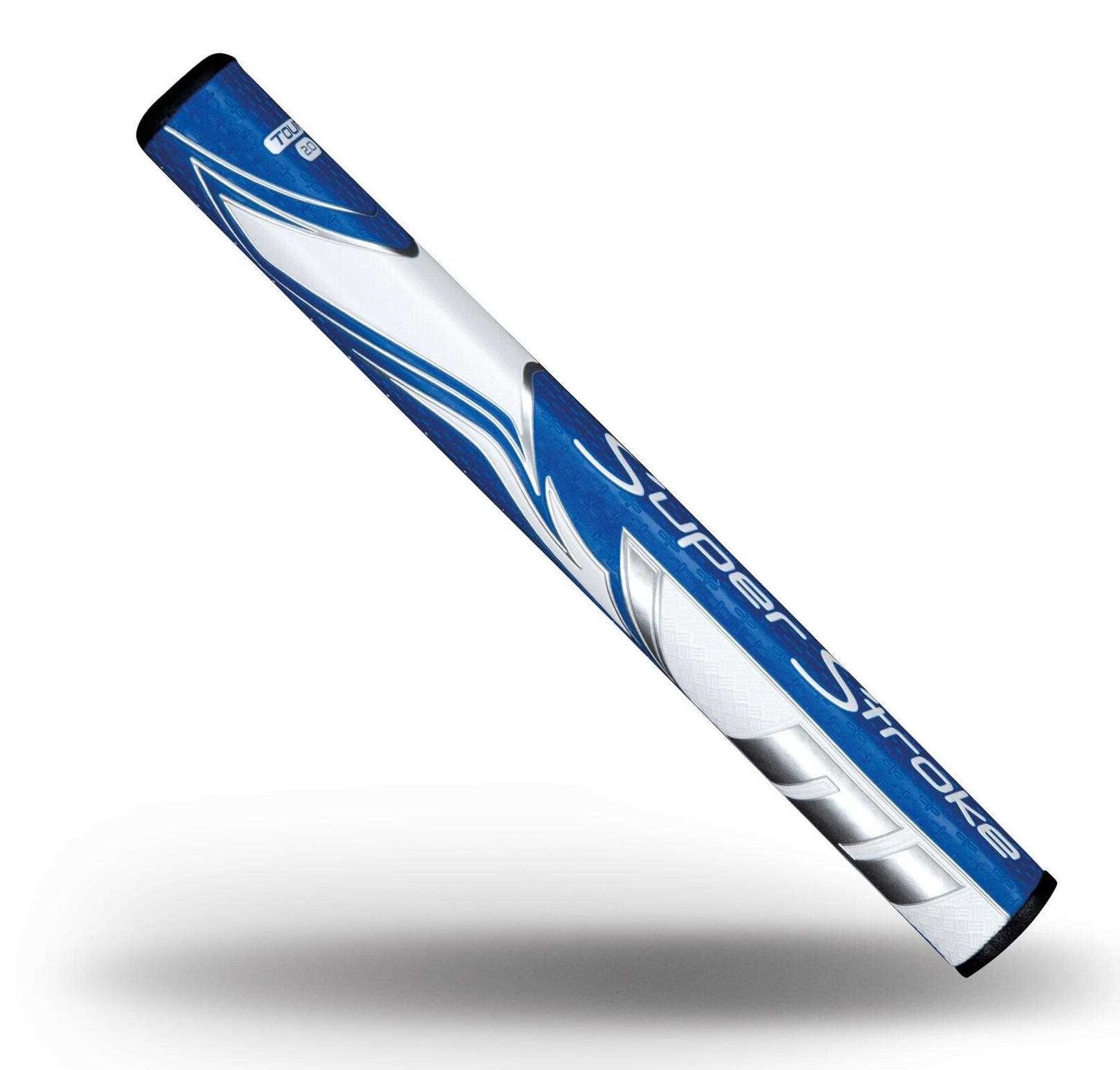 SuperStroke Zenergy Tour 2.0 grip per putter, blu/bianco