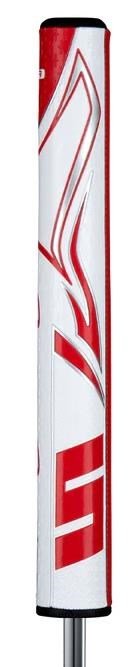SuperStroke Zenergy Tour 3.0 grip per putter, bianco/rosso