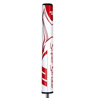 SuperStroke Zenergy Tour 3.0 grip per putter, bianco/rosso