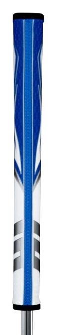 SuperStroke Zenergy Pistol GT Tour putter grip, blu/bianco