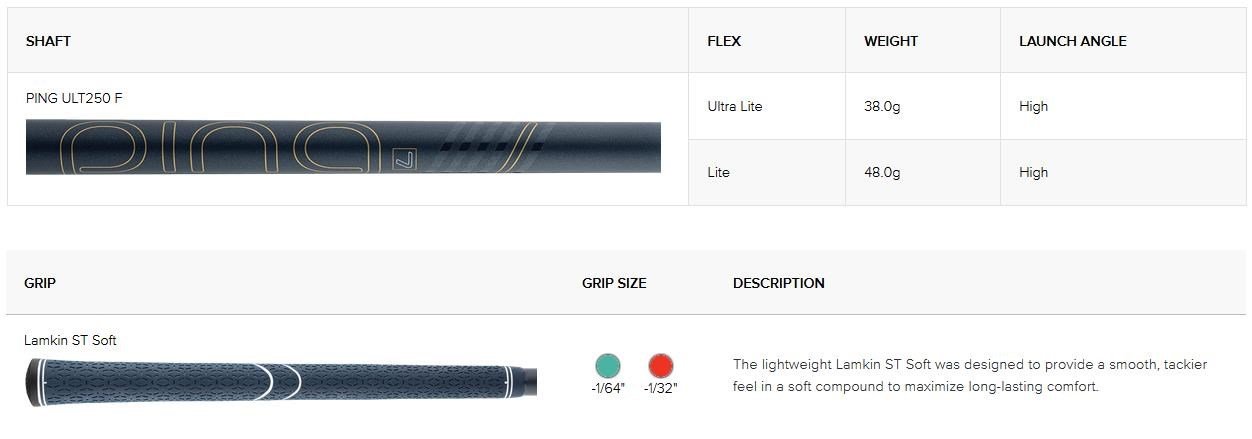 PING G Le3 legno da fairway da donna