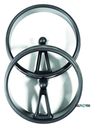 JuCad Complete Wheel Set (3) per carrelli elettrici PHANTOM TITAN (cerchi e pneumatici), titanium