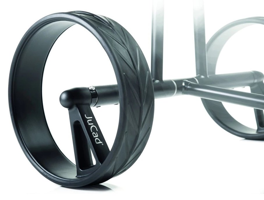 JuCad Complete Wheel Set (3) per carrelli elettrici PHANTOM TITAN (cerchi e pneumatici), titanium