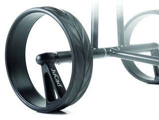 JuCad Complete Wheel Set (3) per carrelli elettrici PHANTOM TITAN (cerchi e pneumatici), titanium