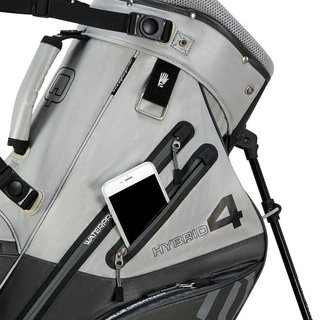 Big Max AQUA Hybrid 4 stand bag, grigio/argento(nero)