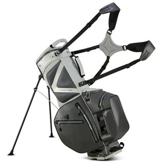 Big Max AQUA Hybrid 4 stand bag, grigio/argento(nero)