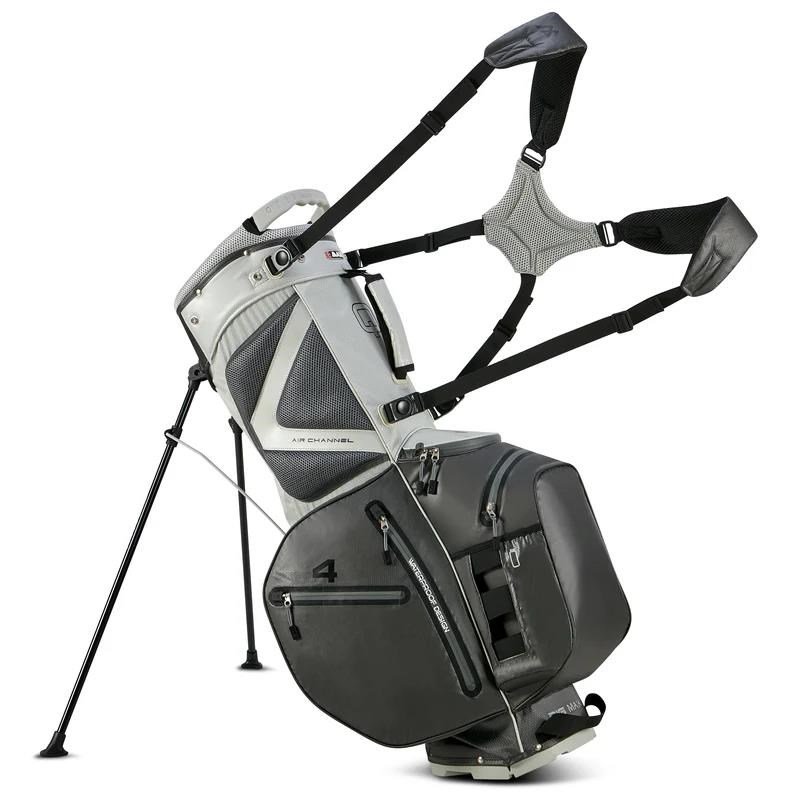 Big Max AQUA Hybrid 4 stand bag, grigio/argento(nero)