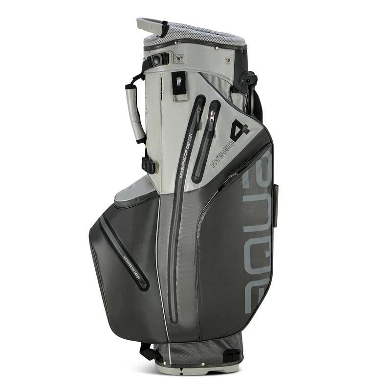 Big Max AQUA Hybrid 4 stand bag, grigio/argento(nero)