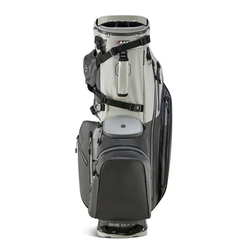 Big Max AQUA Hybrid 4 stand bag, grigio/argento(nero)