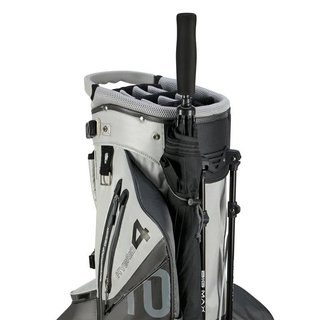 Big Max AQUA Hybrid 4 stand bag, grigio/argento(nero)