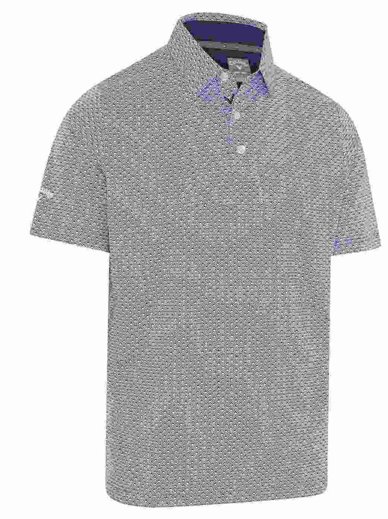 Callaway All Over Trademark polo da uomo, peacoat