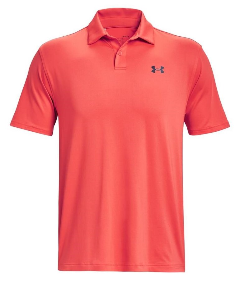 Under Armour T2G polo uomo, venom red