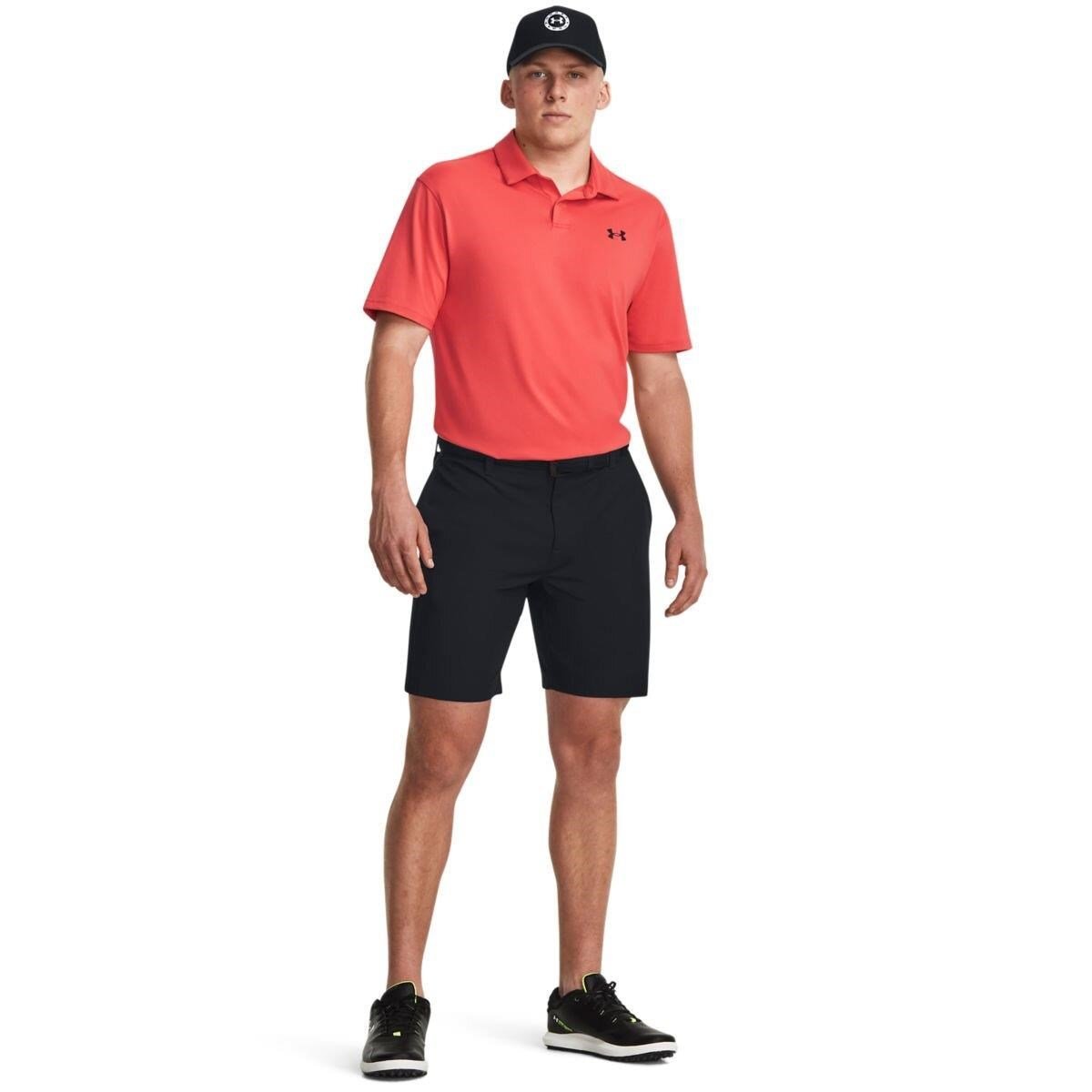 Under Armour T2G polo uomo, venom red