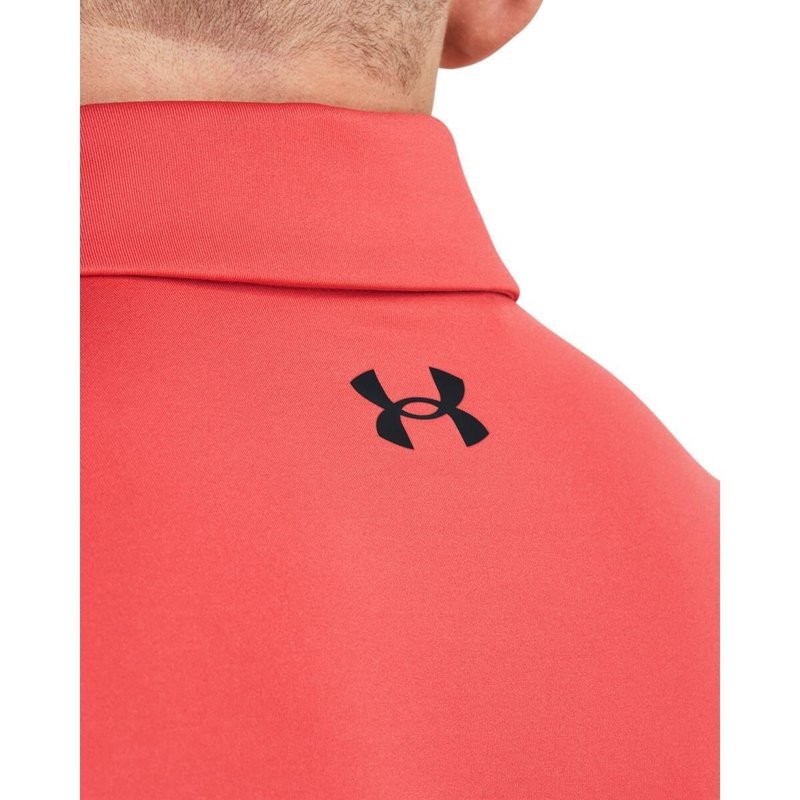 Under Armour T2G polo uomo, venom red