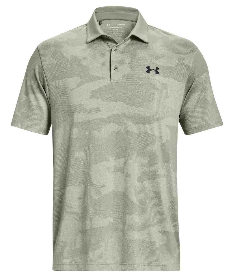 Under Armour Playoff Camo Jacquard polo da uomo, grove green