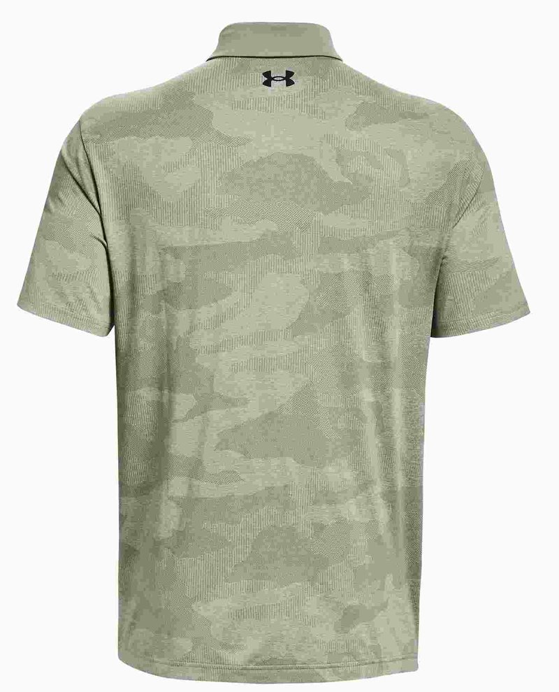 Under Armour Playoff Camo Jacquard polo da uomo, grove green