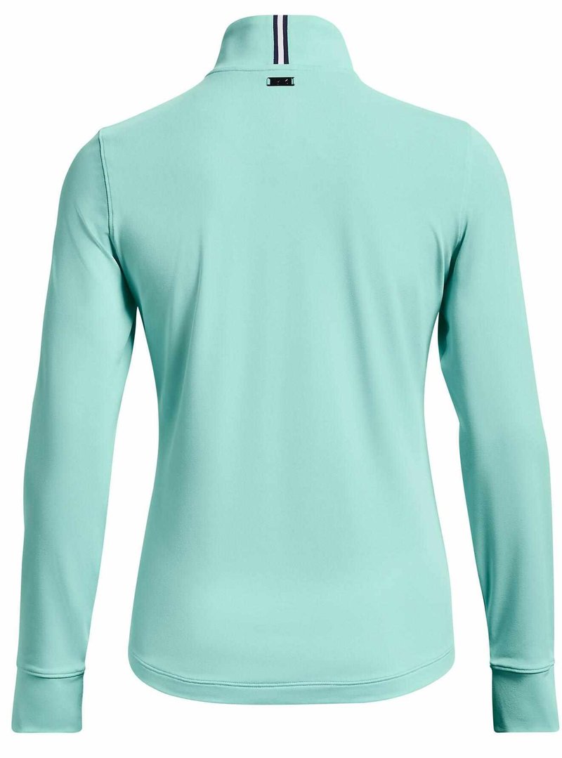 Under Armour Playoff 1/4 Zip felpa da donna, neo turquoise