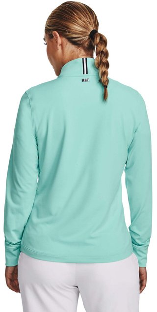 Under Armour Playoff 1/4 Zip felpa da donna, neo turquoise