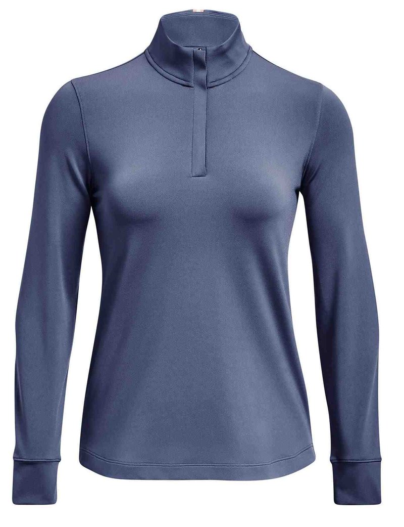 Under Armour Playoff 1/4 Zip felpa da donna, hushed blue