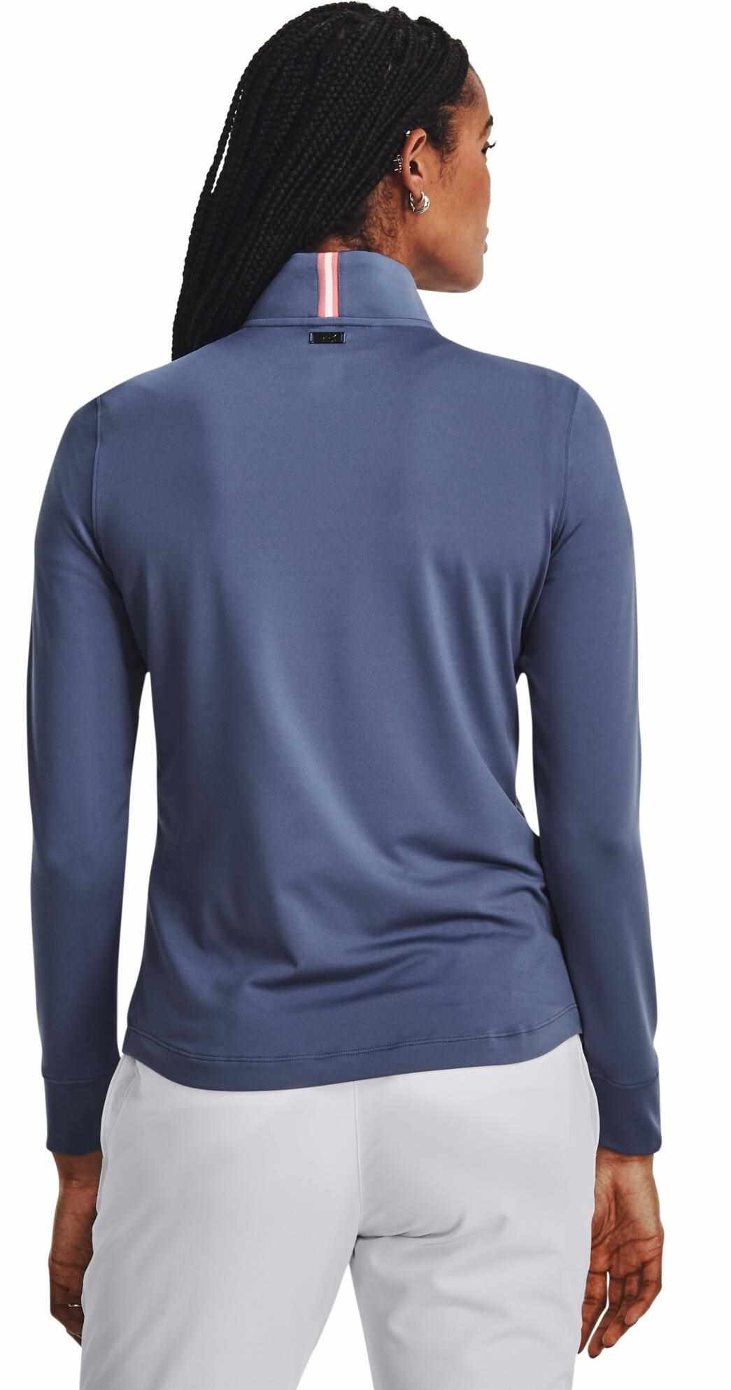 Under Armour Playoff 1/4 Zip felpa da donna, hushed blue