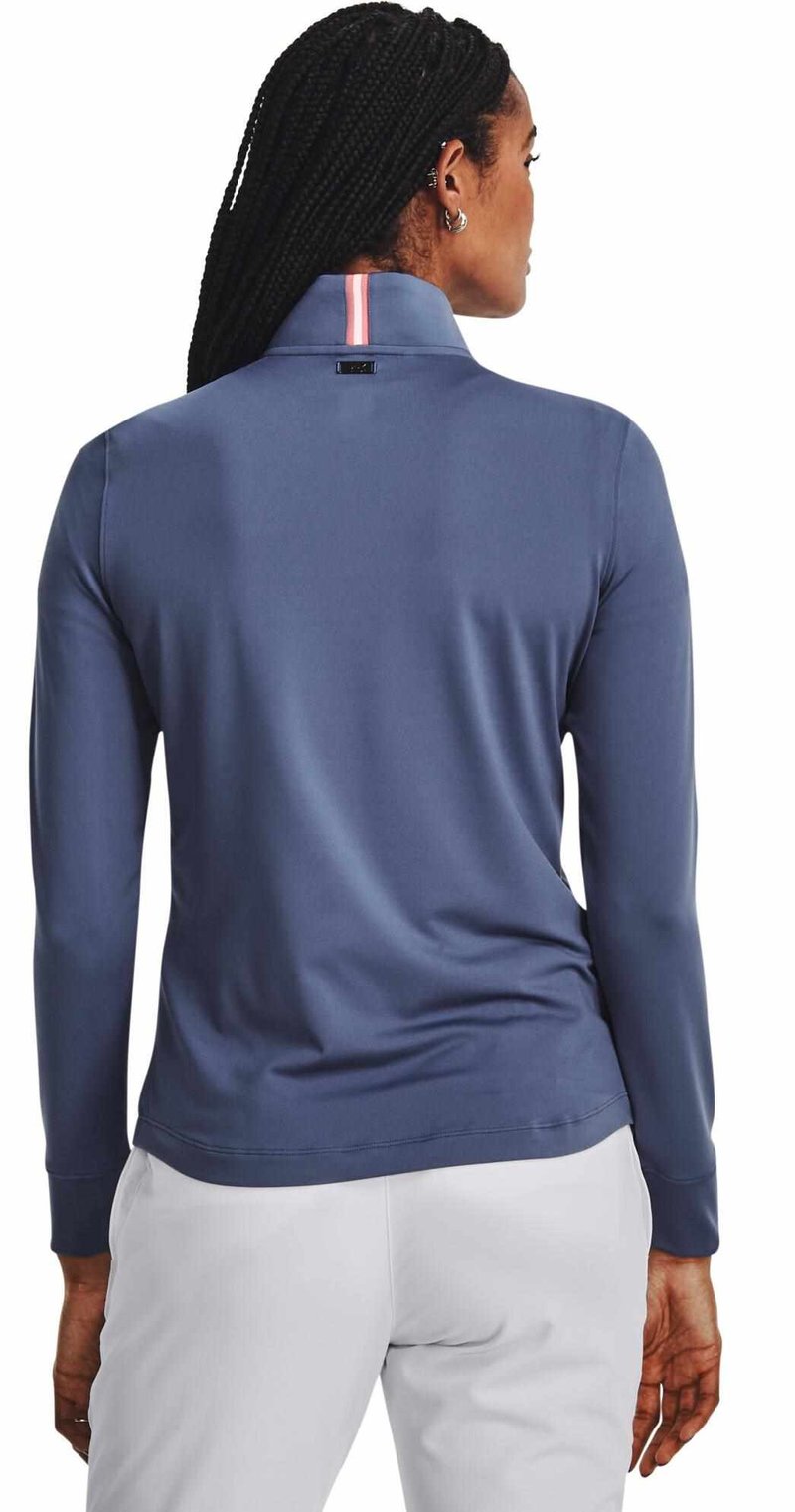 Under Armour Playoff 1/4 Zip felpa da donna, hushed blue