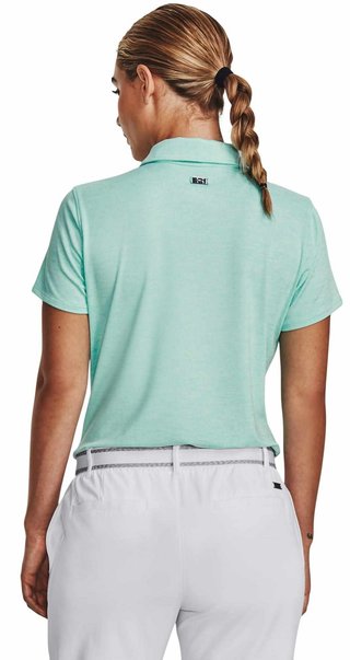 Under Armour Zinger Playoff polo da donna, neo turquoise