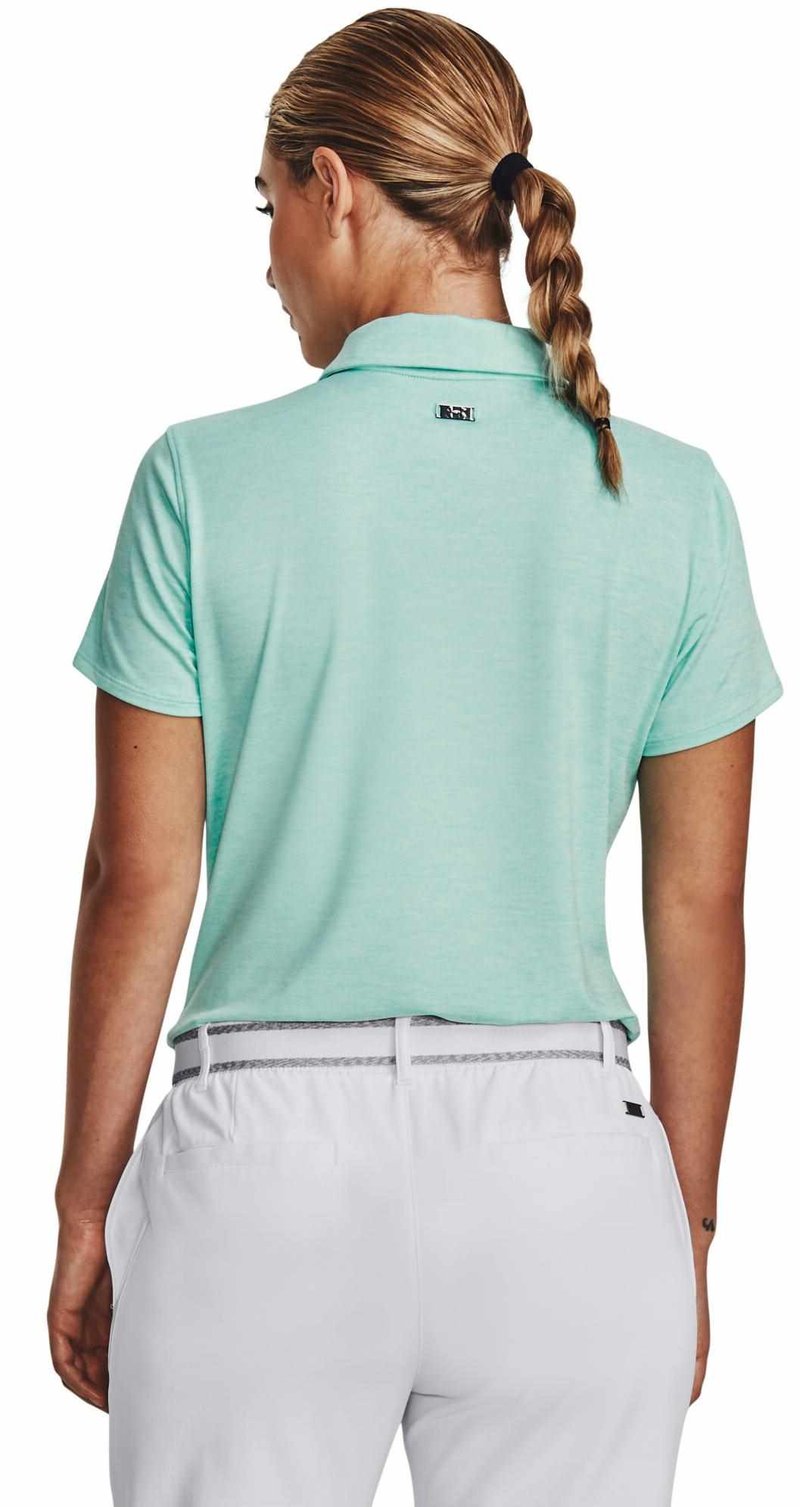 Under Armour Zinger Playoff polo da donna, neo turquoise