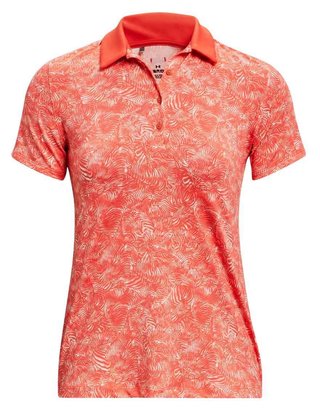 Under Armour Playoff polo da donna, venom red/beta