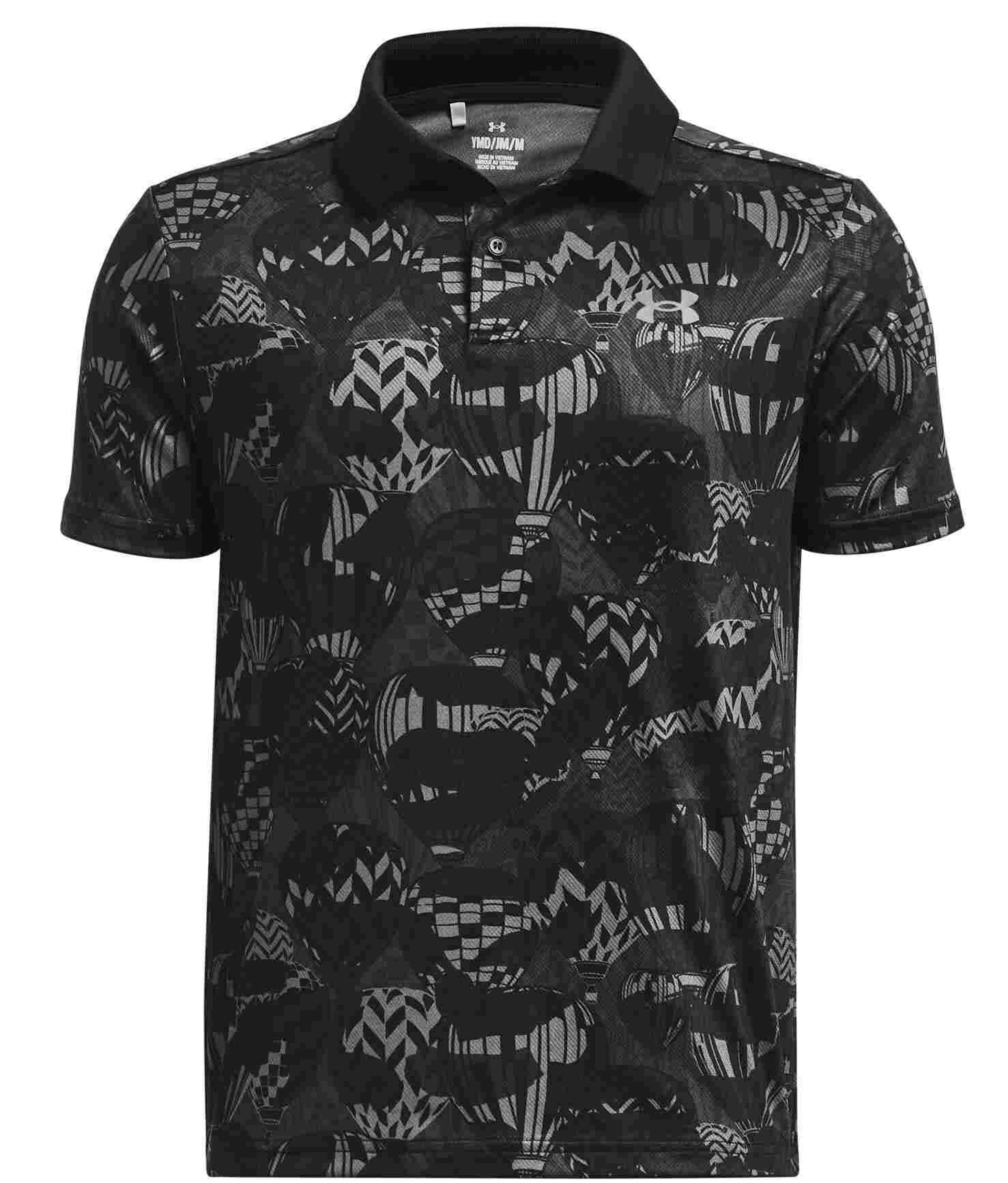 Under Armour Performance Printed polo junior, nero