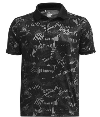 Under Armour Performance Printed polo junior, nero