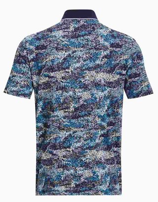 Under Armour Iso-Chill Edge polo da uomo, midnight navy/blizzard