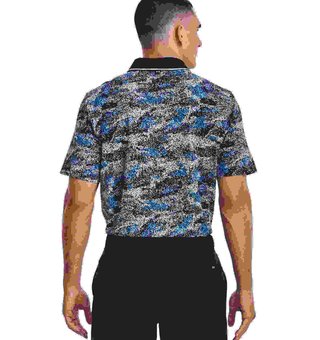 Under Armour Iso-Chill Edge polo da uomo, midnight navy/blizzard