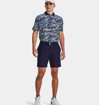 Under Armour Iso-Chill Edge polo da uomo, midnight navy/blizzard