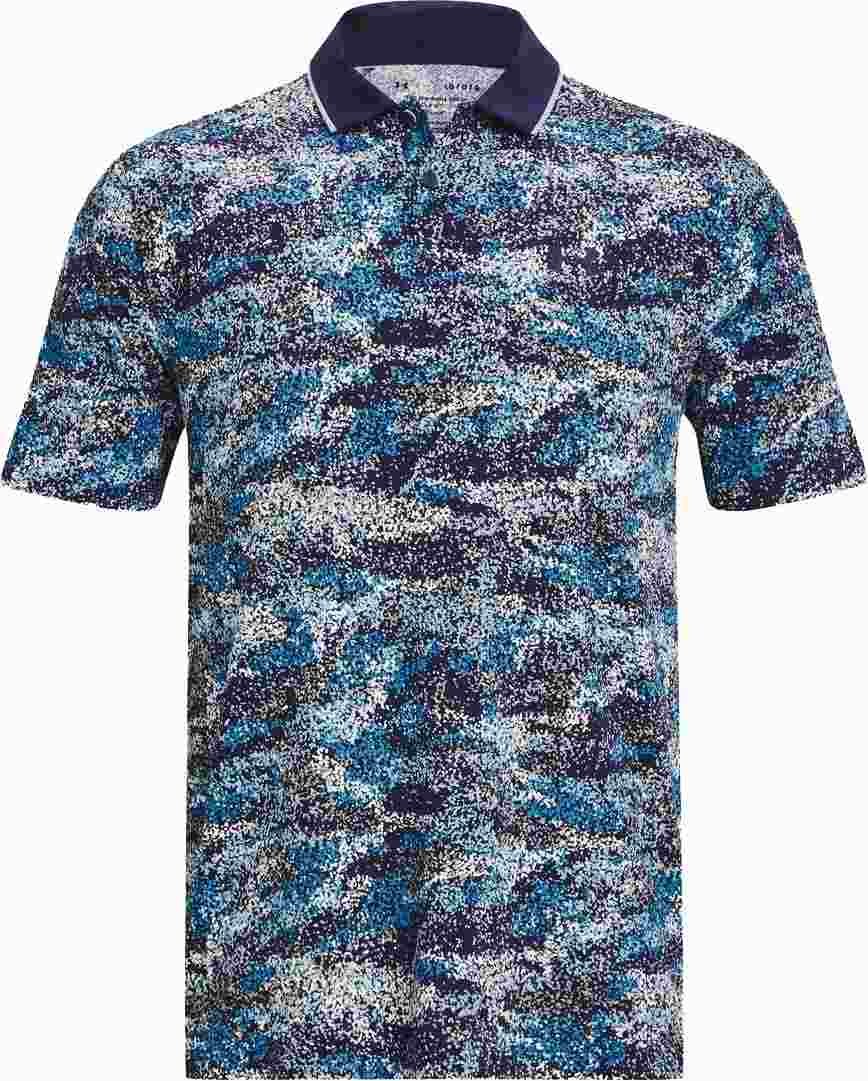 Under Armour Iso-Chill Edge polo da uomo, midnight navy/blizzard